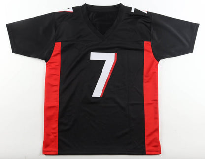 Bijan Robinson Signed Atlanta Falcons Black Custom Jersey