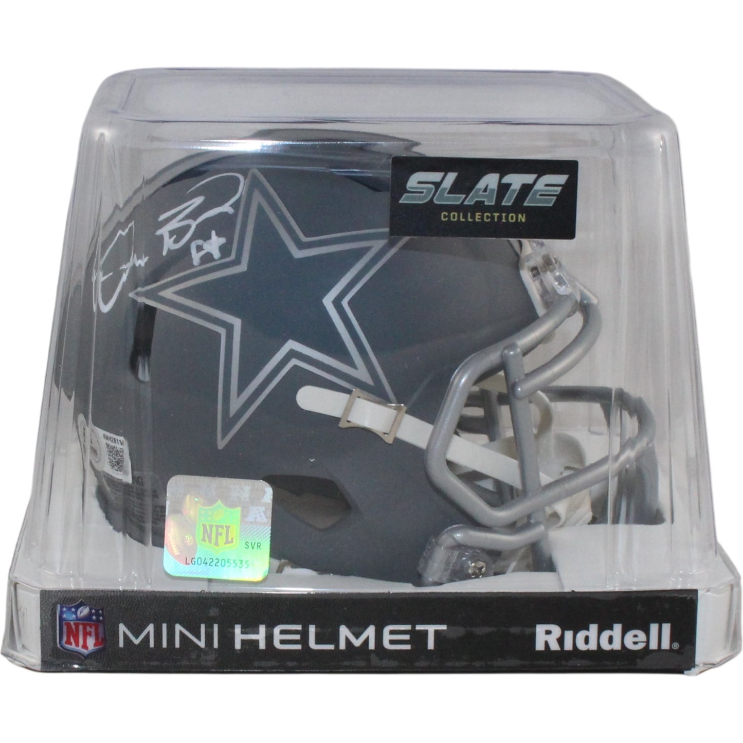 Dez Bryant Dallas Cowboys Signed Slate Mini Helmet (Beckett Witnessed)