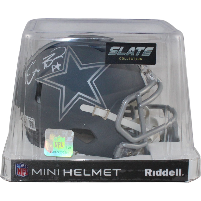 Dez Bryant Dallas Cowboys Signed Slate Mini Helmet (Beckett Witnessed)