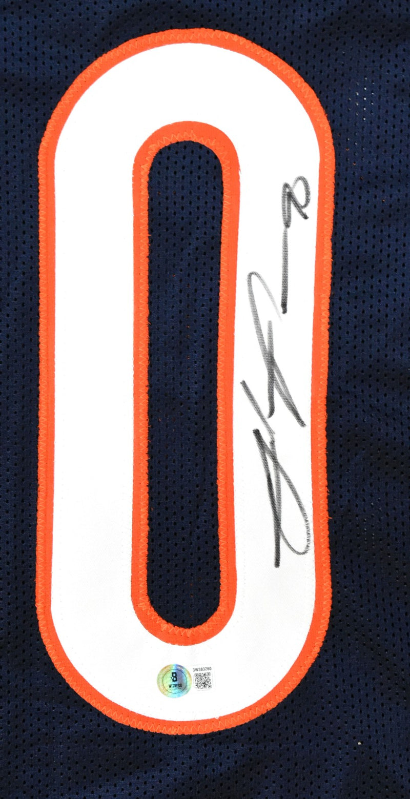 Julius Peppers Autographed Chicago Bears Blue Custom Jersey