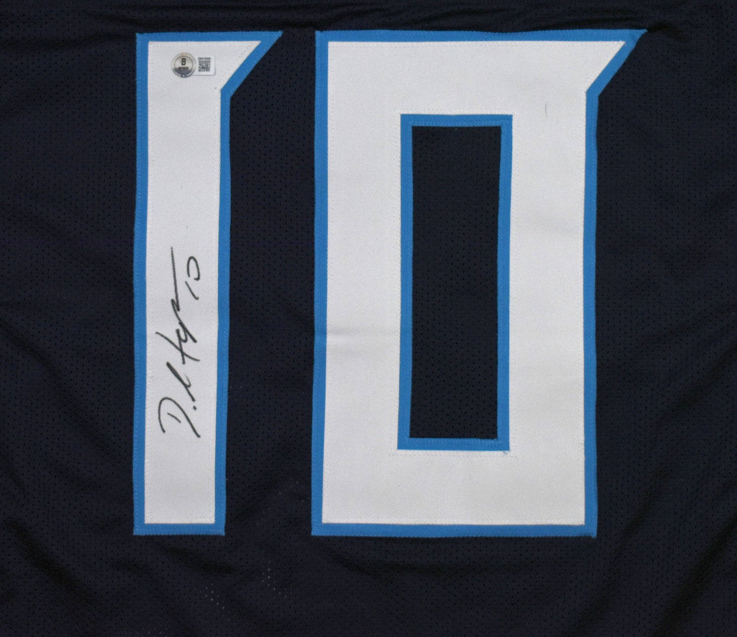 DeAndre Hopkins Autographed Dark Blue Jersey