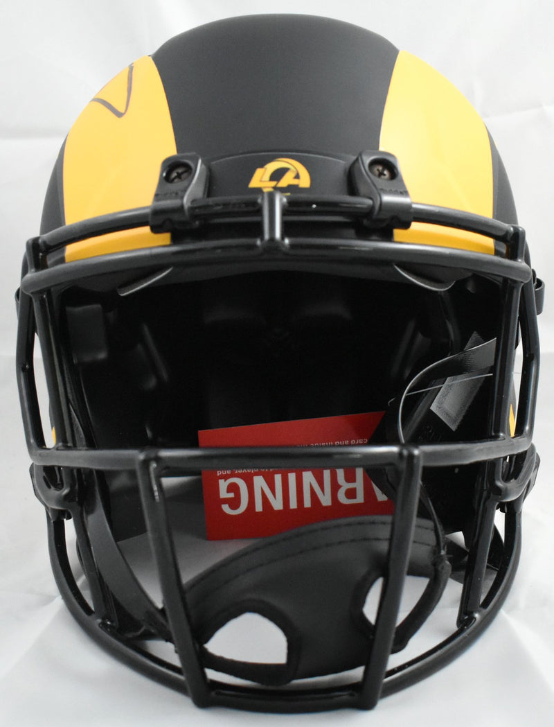 Aaron Donald Signed Los Angeles Rams Full Size Eclipse Speed Helmet