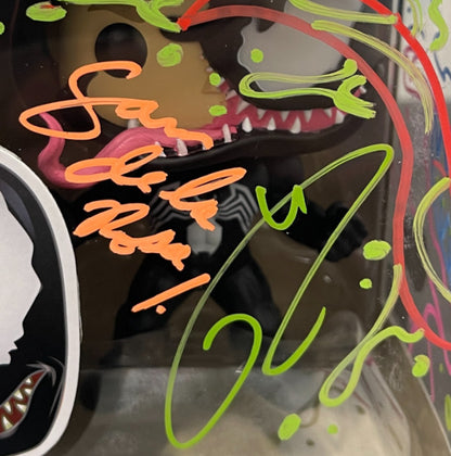 Tom Hardy Signed Venom Funko Pop #363 with Sam De La Rosa Sketch