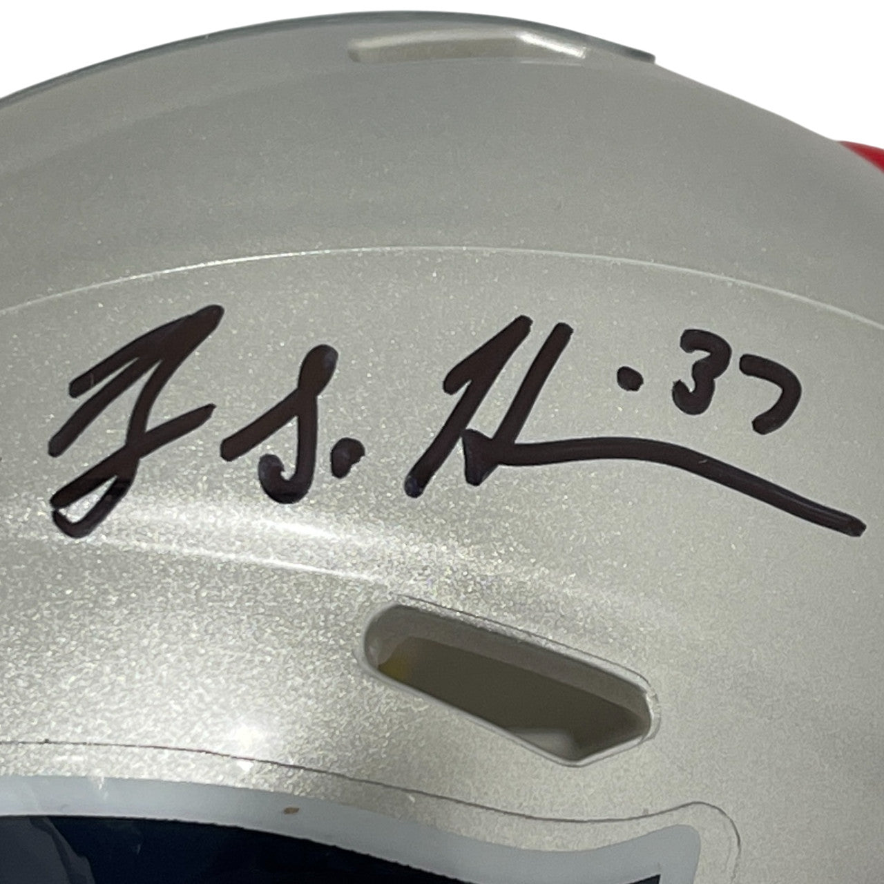 Rodney Harrison Signed New England Patriots Speed Mini Helmet Beckett COA