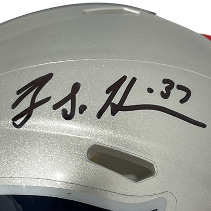 Rodney Harrison Signed New England Patriots Speed Mini Helmet Beckett COA