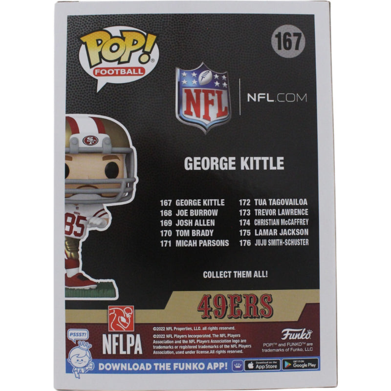 George Kittle Autographed San Francisco 49ers Funko Pop #167