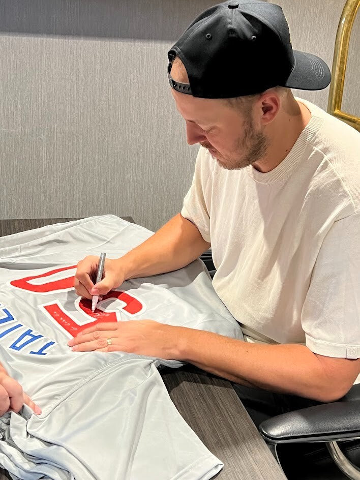 Jameson Taillon Signed Chicago Cubs Custom Jersey (Go Cubs Go)