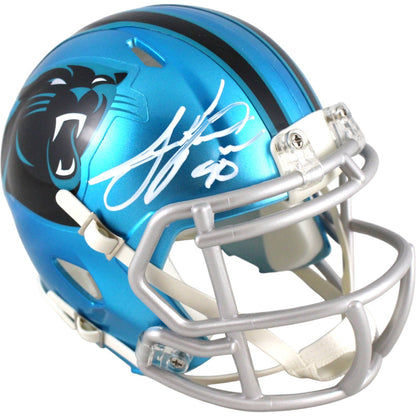 Julius Peppers Autographed Carolina Panthers Flash Mini Helmet