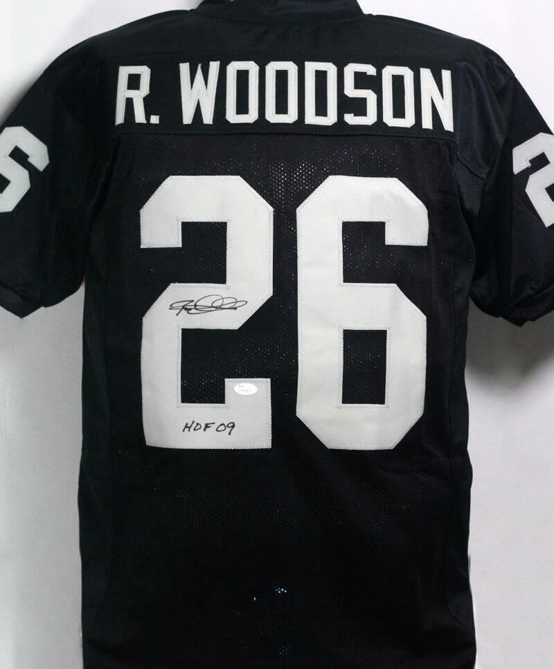 Rod Woodson Autographed Pittsburgh Steelers Style Black Jersey (HOF)