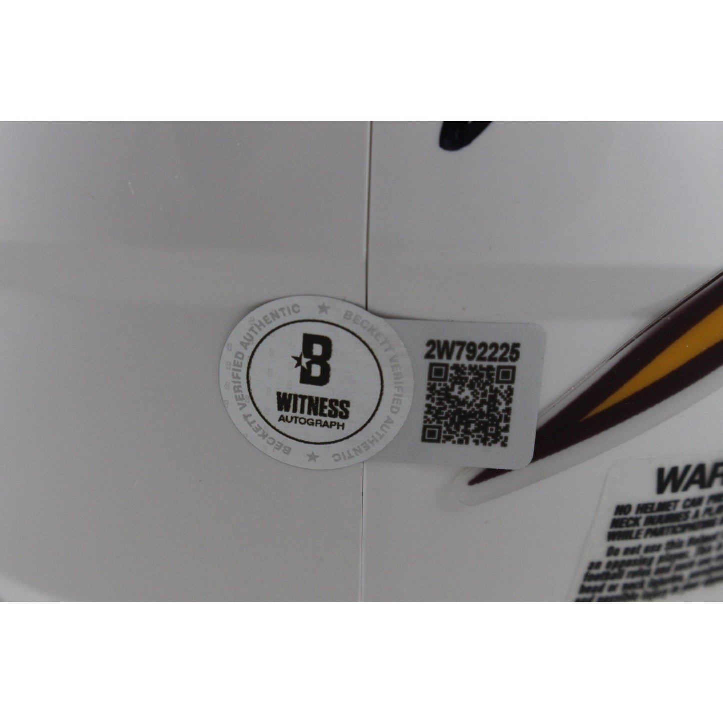Sam Leavitt Autographed Arizona State Sun Devils White Mini Helmet
