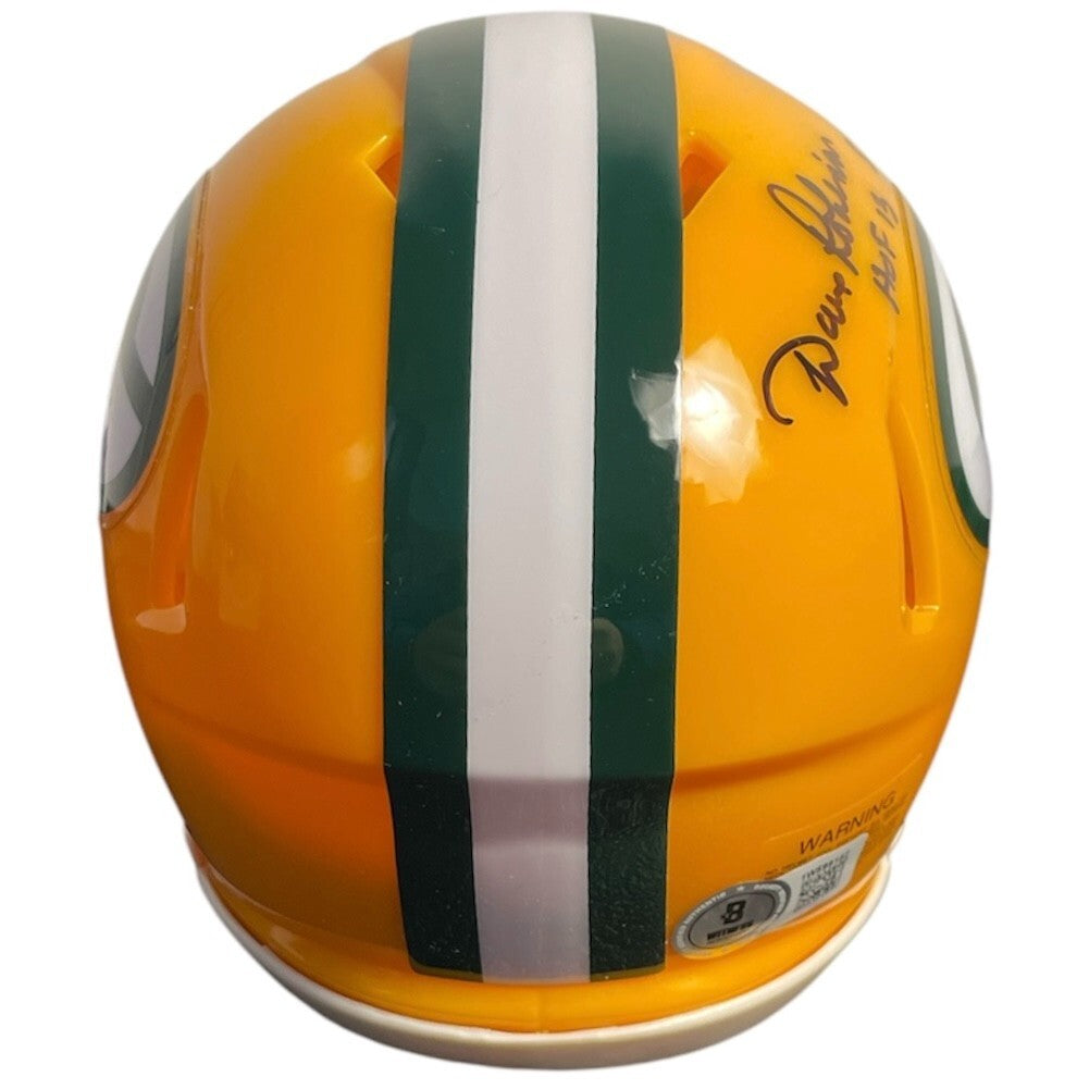 Dave Robinson Green Bay Packers Signed Mini Helmet (2 Inscriptions)