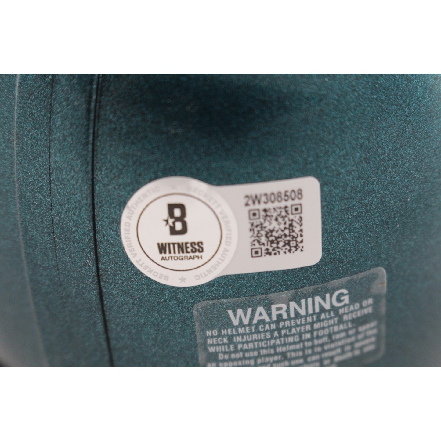 Brian Dawkins Philadelphia Eagles Autographed VSR4 Mini Helmet HOF