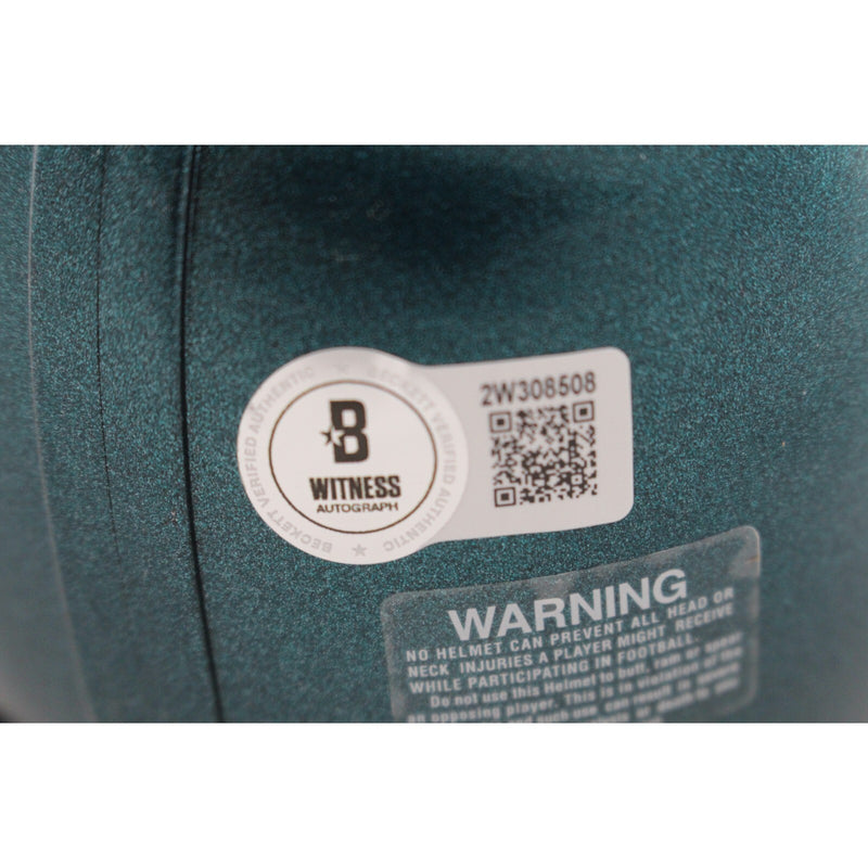 Brian Dawkins Philadelphia Eagles Autographed VSR4 Mini Helmet HOF
