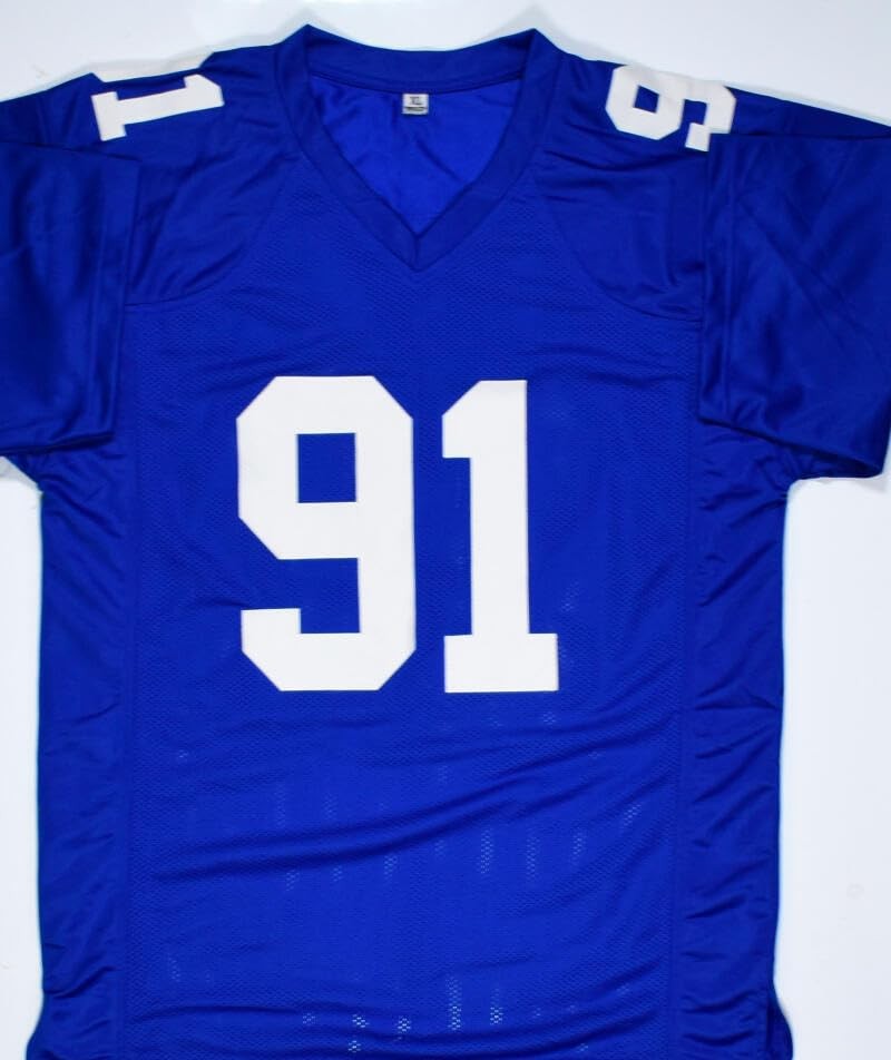 Justin Tuck Autographed New York Giants Custom Jersey "2x SB Champs"