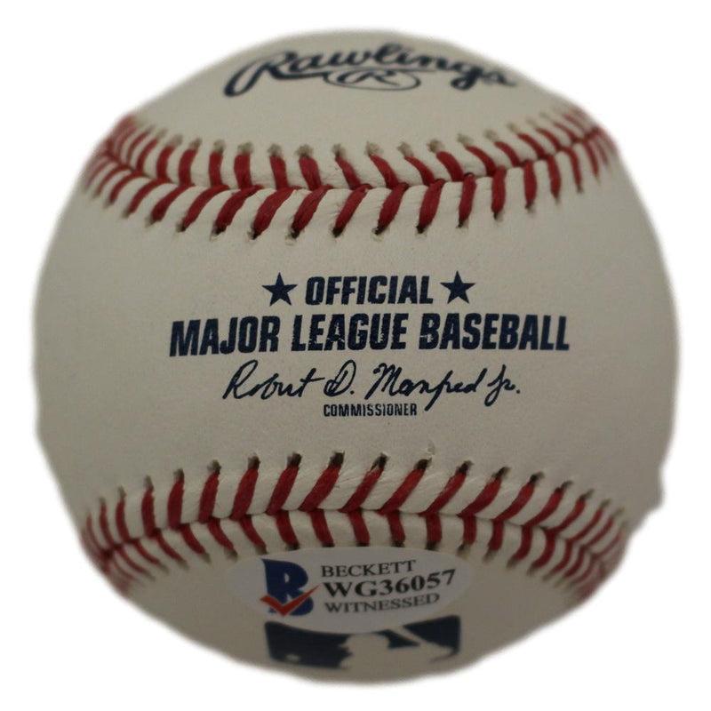 Trevor Story Autographed Colorado Rockies Baseball (Fastest SS to 100 HRs)