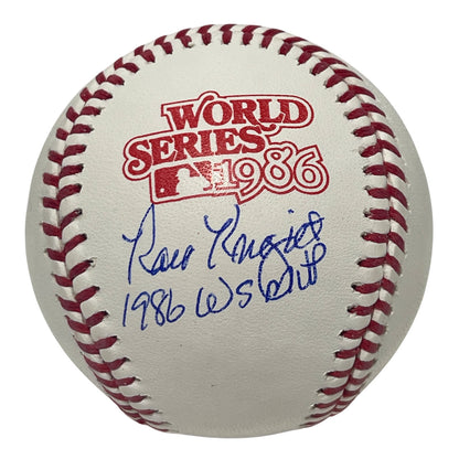 Ray Knight Signed 1986 World Series Baseball (WS MVP) Beckett BAS