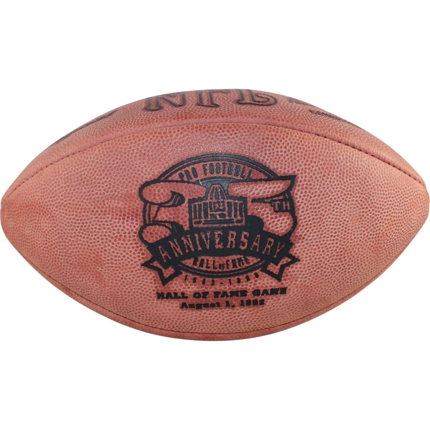 Paul Krause Signed Minnesota Vikings 1998 Hall of Fame Game Football
