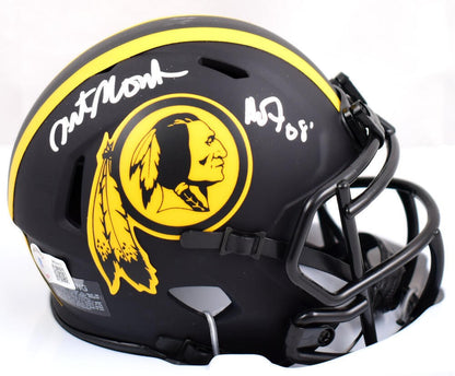 Art Monk Autographed Washington Eclipse Speed Mini Helmet w/ HOF