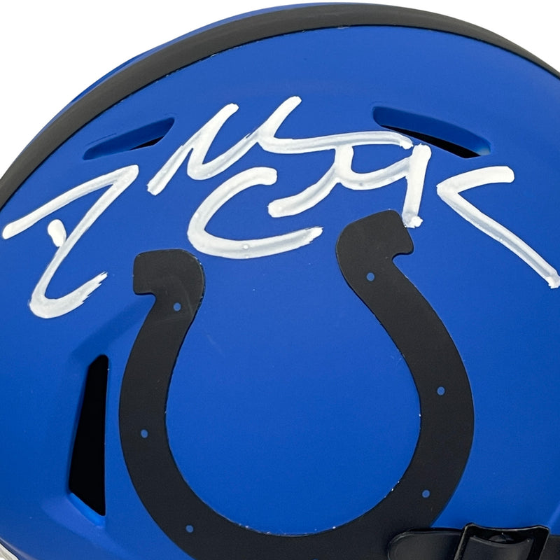Dallas Clark Signed Indianapolis Colts Rave Alternate Mini Helmet