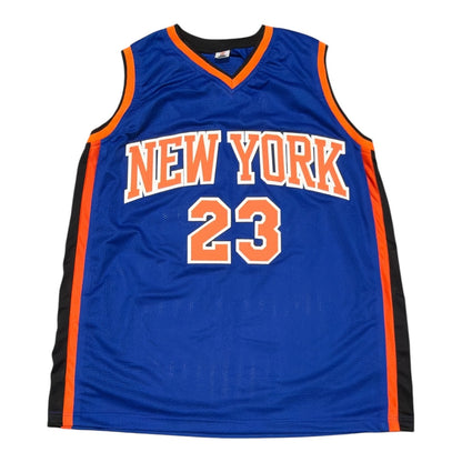 Marcus Camby Signed New York Knicks Jersey - "The Camby Man" Inscription
