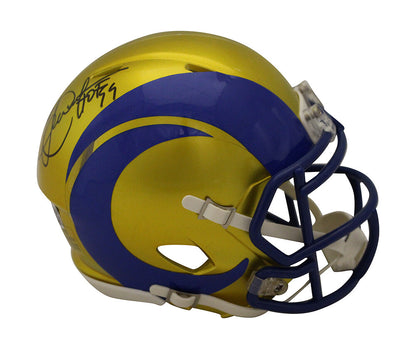 Eric Dickerson Signed Los Angeles Rams Flash Mini Helmet (Beckett)