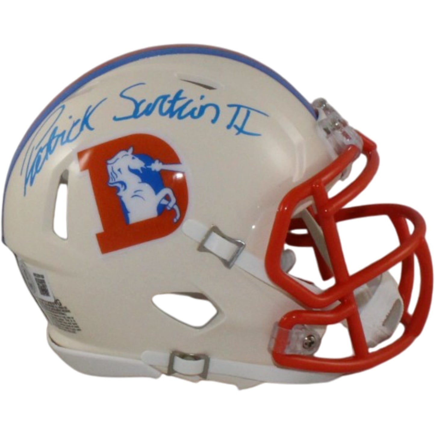 Patrick Surtain Signed Denver Broncos Retro Mini Helmet