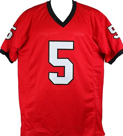 Garrison Hearst Autographed Georgia Bulldogs Custom Red Jersey