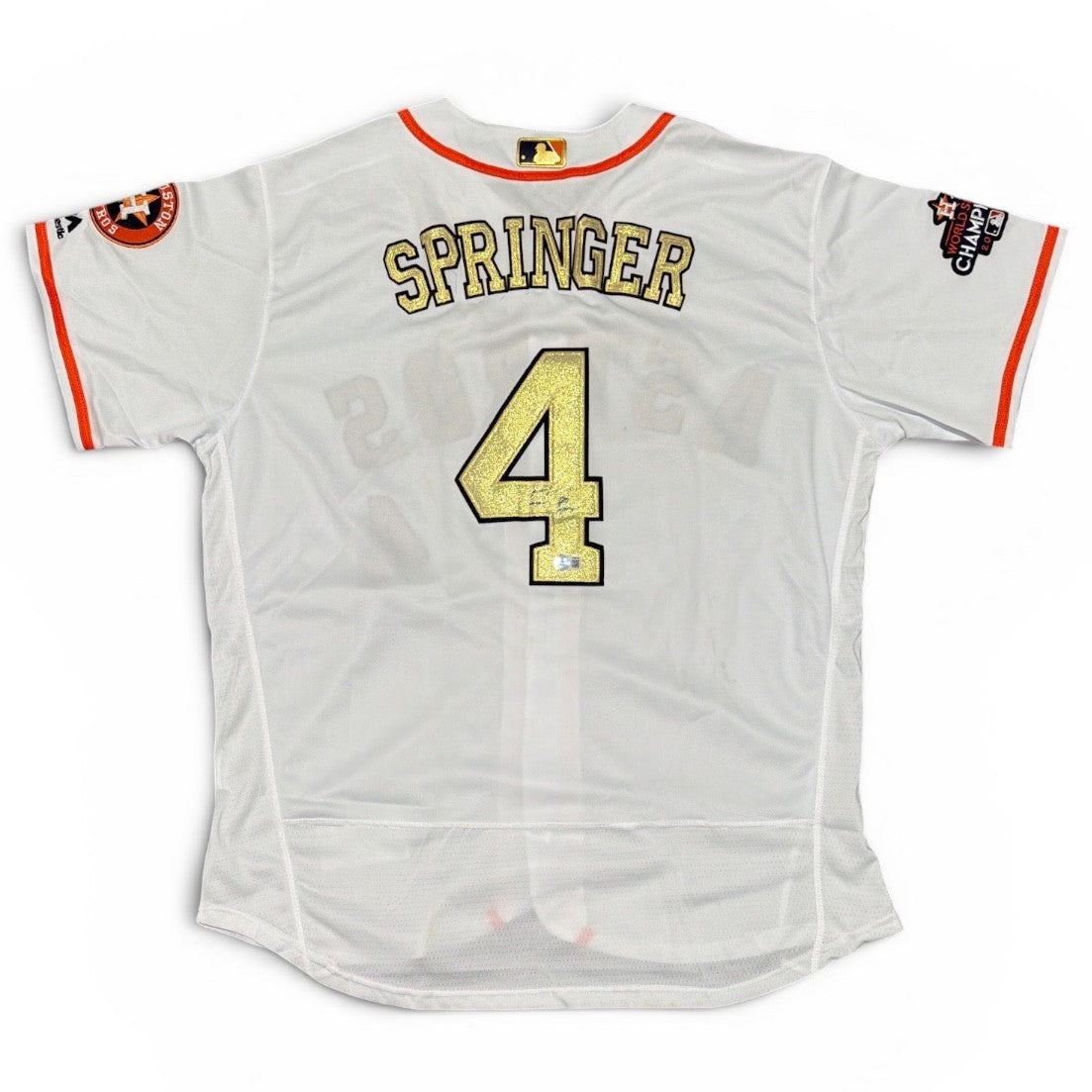 George Springer Signed Houston Astros 2017 World Series Custom Jersey