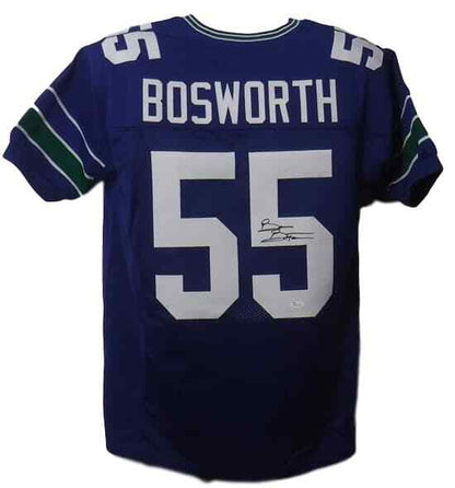 Brian Bosworth Autographed Seattle Seahawks Custom Jersey JSA