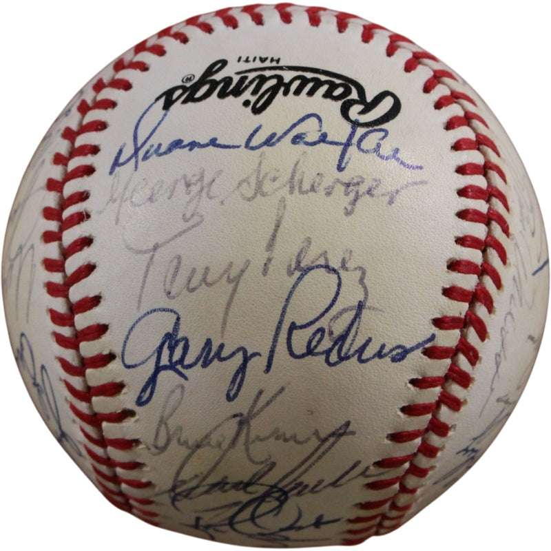 Cincinnati Reds 1984 Team Signed Multi-Signature NL Baseball Beckett LOA