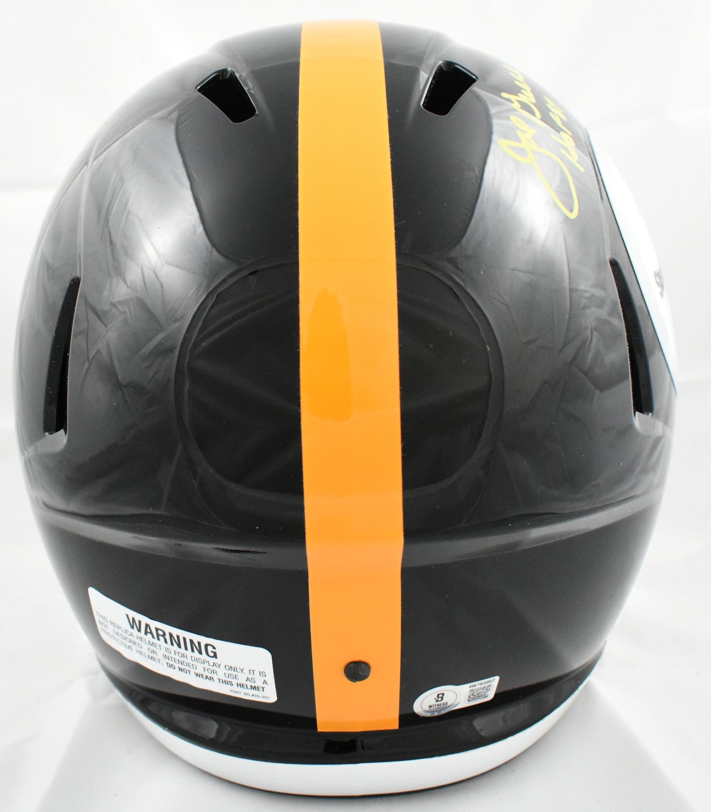 Joe Greene Signed Pittsburgh Steelers 1963-1976 Speed Replica Helmet