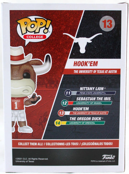Earl Campbell Signed Texas Longhorns Funko Pop Figurine #13