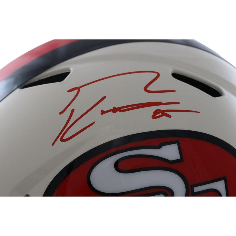 George Kittle Autographed San Francisco 49ers Full Size Retro Helmet