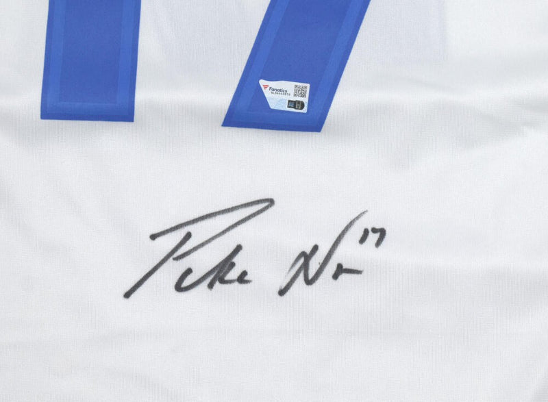 Puka Nacua Signed Los Angeles Rams White Nike Game Jersey