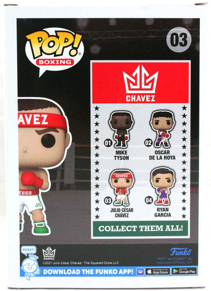 Julio Cesar Chavez Signed Funko Pop Figurine #03