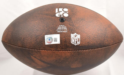 Tony Dorsett Autographed Dallas Cowboys Distressed Logo Football