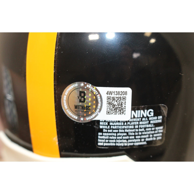 Mel Blount Signed Pittsburgh Steelers Throwback VSR4 Mini Helmet (HOF)