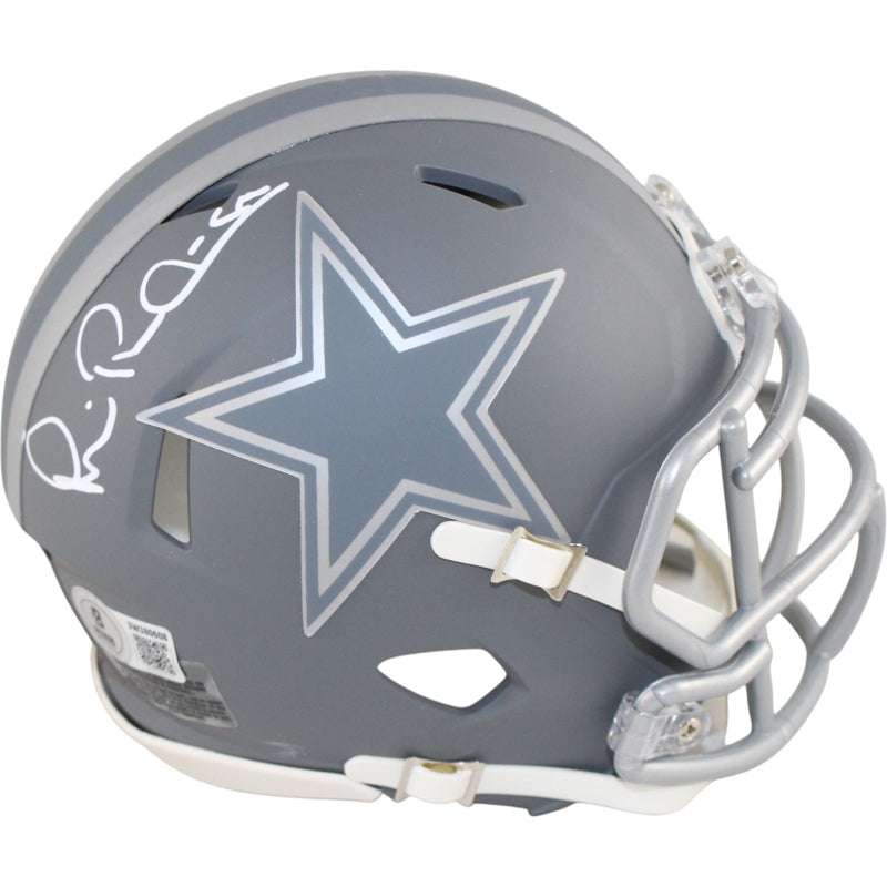Michael Irvin Dallas Cowboys Autographed Slate Mini Helmet (Beckett COA)