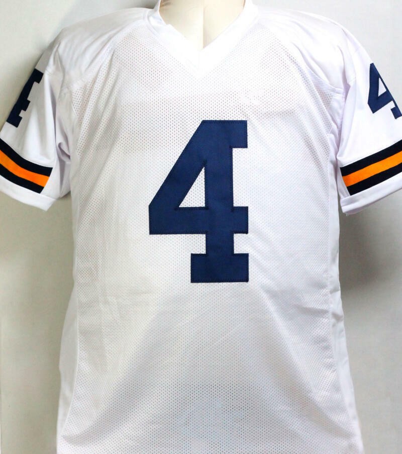 Nico Collins Autographed White Custom Jersey