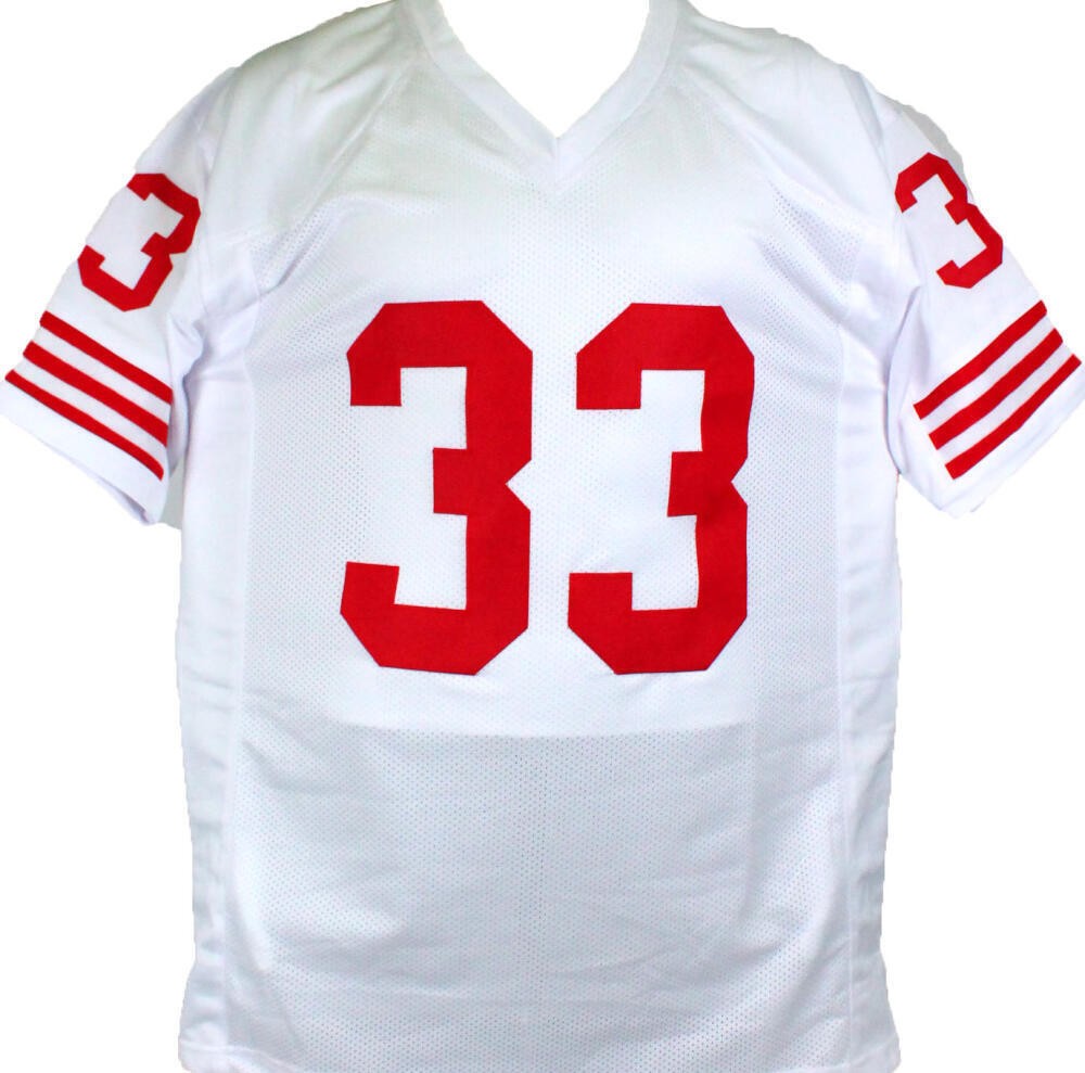Roger Craig Signed White Custom Football Jersey