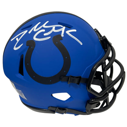 Dallas Clark Signed Indianapolis Colts Rave Alternate Mini Helmet