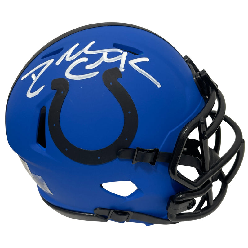 Dallas Clark Signed Indianapolis Colts Rave Alternate Mini Helmet