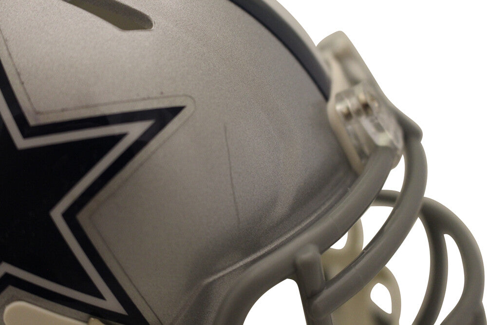 Gil Brandt Autographed Dallas Cowboys Speed Mini Helmet Beckett HOF