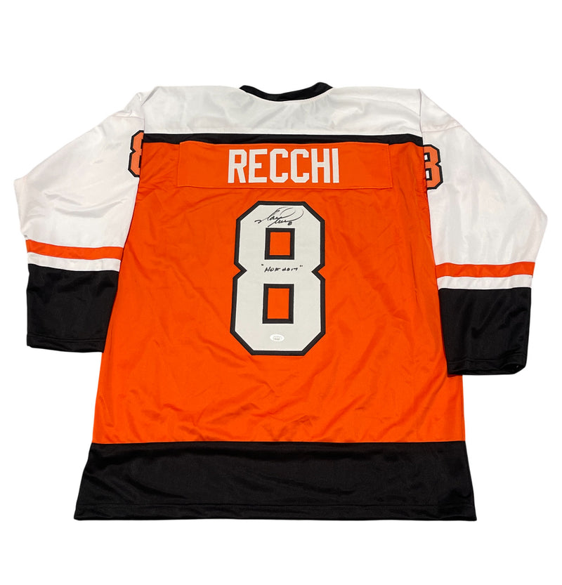 Mark Recchi Signed Philadelphia Flyers Custom Jersey HOF 2017 (JSA)