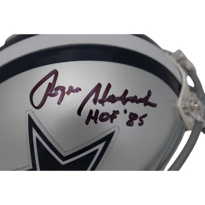 Roger Staubach Signed Dallas Cowboys VSR4 Mini Helmet (HOF)