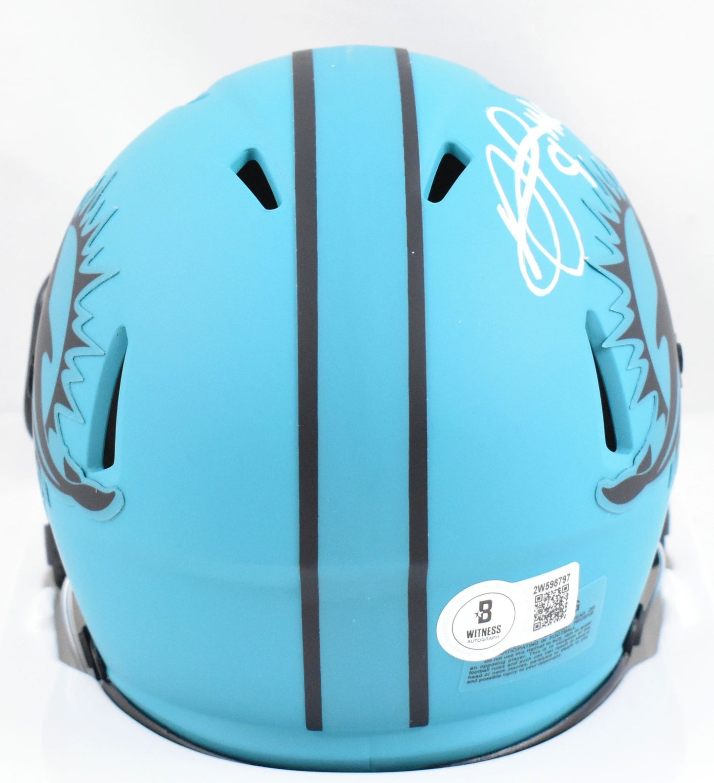 Jonnu Smith Signed Miami Dolphins Rave Speed Mini Helmet