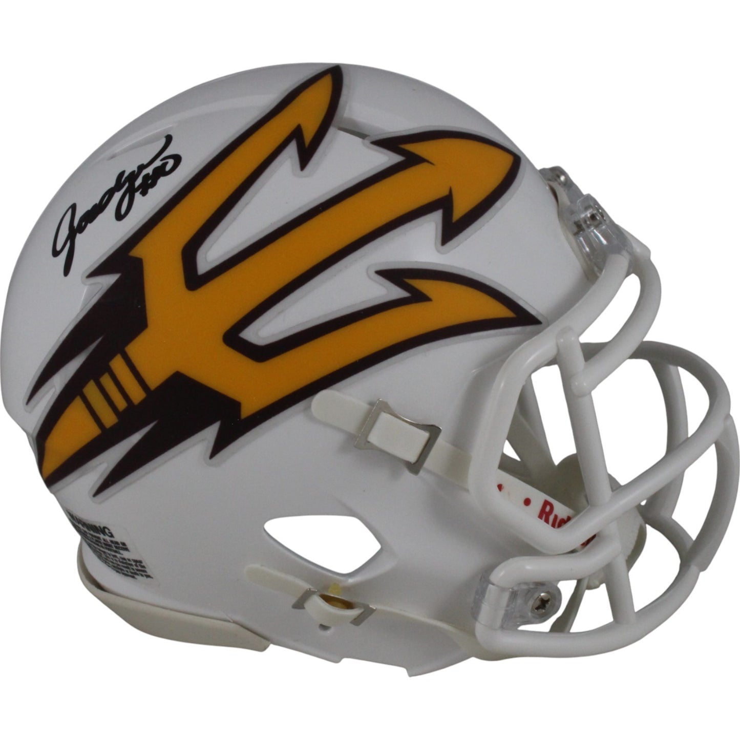 Jordyn Tyson Autographed Arizona State Sun Devils White Mini Helmet