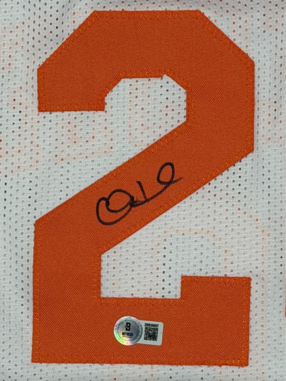 Allan Houston Tennessee Volunteers Signed Custom Jersey (Beckett BAS COA)