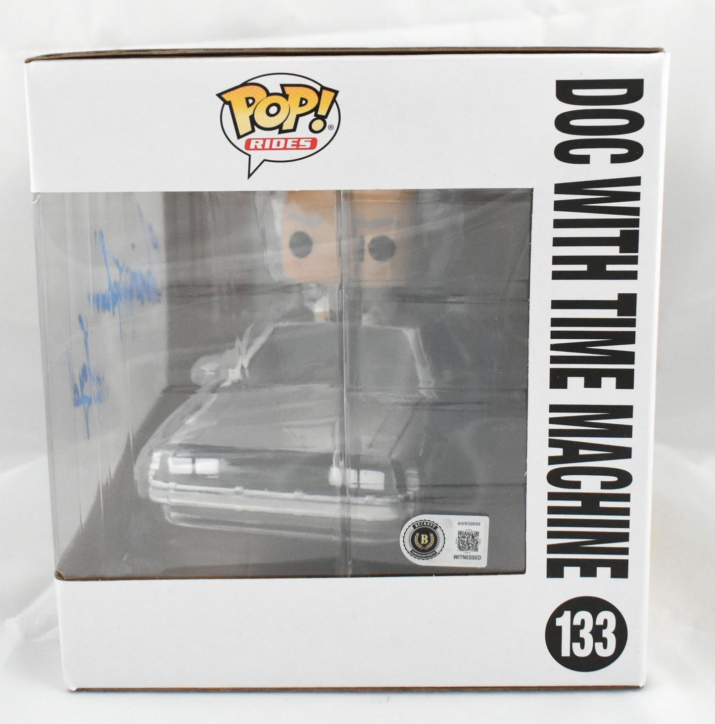 Christopher Lloyd Signed Back to the Future Funko Pop Rides #133