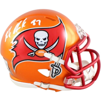 Rob Gronkowski Signed Tampa Bay Buccaneers Blaze Mini Helmet